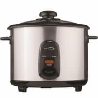 Brentwood TS-15 8 Cup Stainless Steel Rice Cooker with Measuring Cup and Spatula