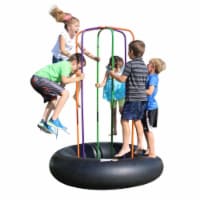 M&M Sales Enterprises MM00125 Round Trampoline Monkey Jump