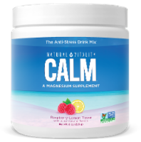 Natural Vitality Calm Raspberry Lemon Drink Mix Perspective: Main