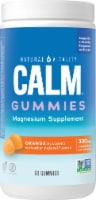 Natural Vitality Magnesium Supplement Orange Flavored Calm Gummies