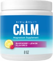 Natural Vitality CALM Raspberry Lemon Magnesium Supplement Drink Mix Perspective: Main
