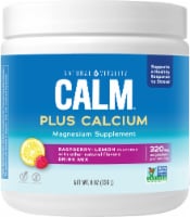 Natural Vitality CALM Raspberry Lemon Magnesium Supplement Drink Mix Plus Calcium