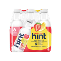 Hint Strawberry Lemon Flavored Water Perspective: Main