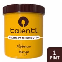 Talenti Sorbetto Alphonso Mango, a Non-Dairy Ice Cream Alternative with Non-GMO Ingredients, 1 Pint Perspective: Main