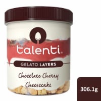 Talenti Chocolate Cherry Cheesecake Chocolate Flakes Black Cherry Sauce Graham Pieces Gelato Layers