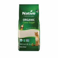 Native Organic White Crystal Cane Sugar 2.2 LB - 12 Pack Perspective: Main