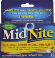 MidNite Sleep Aid Tablets Perspective: front