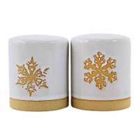 Primitives By Kathy Winter Salt And Pepper Shaker Set 2.75in, Seasoning Snowflake Perspective: Main