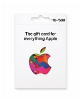Apple $10-$500 Gift Card