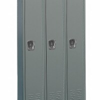 Hallowell Lckr,1x3Lckr,Drk Gry,78 x54 x18 ,Assm U3888-1A-HG