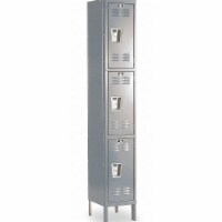 Hallowell Lckr,3x1Lckr,Drk Gry,78 x12 x12 ,Assm U1228-3A-HG