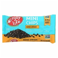 Enjoy Life Baking Chocolate - Mini Chips - Semi-Sweet - Gluten Free - 10 oz - case of 12 - Da
