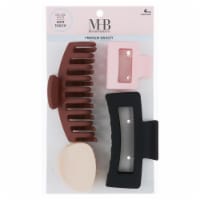 Must Have Beauty Soft Touch Claw Clip - Neutral Perspective: Main