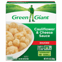 Green Giant Simply Steam Cauliflower & Cheese Sauce Perspective: Main