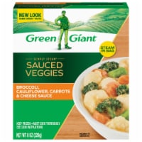 Green Giant Simply Steam Sauced Broccoli Cauliflower Carrots & Cheese Sauce