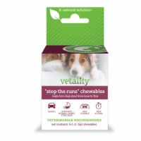 Tevra Brands 190623300035 Vetality Stop the Runs Chewables for Dogs - 6 Count