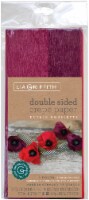 Double-Sided Extra Fine Crepe Paper 2/Pkg-Sangria/Aubergine & Cherry/Raspberry