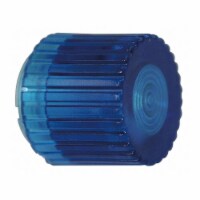 Dayton Push Button Cap,Illuminated,30mm,Blue  30G471