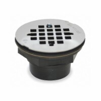 Sim Supply Shower Drains,Dia. 2 ,Round, ABS  133-107