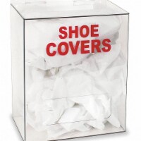 Condor Shoe/Boot Cover Dispenser,Clear,PETG  4GMT5