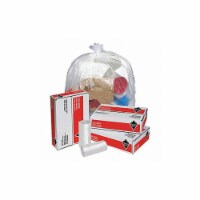 Tough Guy Trash Bags,56 gal.,Clear,PK200  4KN42