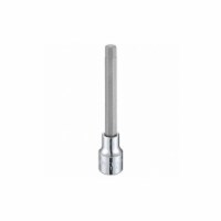 Westward Socket Bit, Steel, 1/2 in, TpSz 3/8 in 54TM87