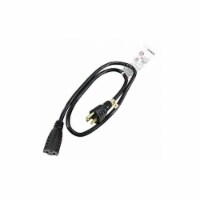 Sim Supply Extension Cord,3ft,16Ga,13A,SJT,Blk 5XFP8ID