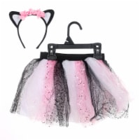 Sparkle Kitty Tutu Youth Halloween Costume Accessory Perspective: Main