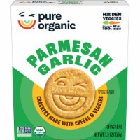 Kellogg's® Pure Organic Parmesan Garlic Snack Crackers Made with Cheese and Veggies Perspective: Main