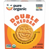 Kellogg's® Pure Organic Double Cheddar Snack Crackers Made Kellogg's® Pure Organic Double Cheddar Snack Crackers Made