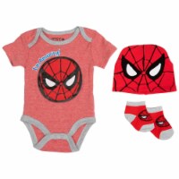 Spider-Man  Marvel Im Amazing Infant Bodysuit Set&#44; 6-9 Months - 3 Piece