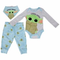 Star Wars  The Child Grogu Little Cutie Infant Bodysuit Set&#44; 6-9 Months - 3 Piece