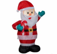 Gemmy Airblown Inflatable Small Santa Yard Decoration Perspective: Main