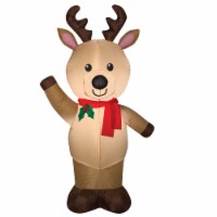 Gemmy 4' Airblown Inflatable Small Reindeer Yard Christmas Decoration