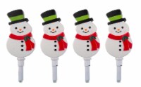 Gemmy New ColorMotion Snowman Deluxe Pathway Stakes Perspective: Main