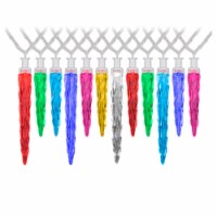 Gemmy ColorMotion Deluxe Icicle String Lights Christmas Décor Perspective: Main