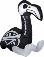 Gemmy Industries  Skeleton Flamingo Halloween Inflatable Airblown Decor