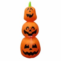 Gemmy 3.5' Airblown Jack O Lantern Stack Scene Decoration Halloween Décor Perspective: Main