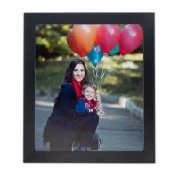 ArtToFrames 19x27 In Solid Wood Wall Hanging Picture Frame w/ Plexi Glass, Black