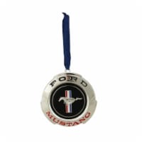 Northlight 3 Silver Plated Ford Mustang GT Christmas Ornament
