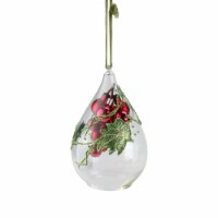 Northlight 6 Red Grape Cluster Teardrop Cloche Christmas Ornament