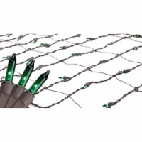 Northlight 2' x 8' Green Mini Net Style Tree Trunk Wrap Christmas Lights - Brown Wire