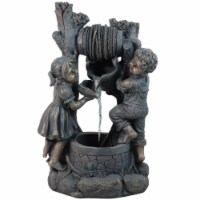Northlight 32587916 30 in. Children at the Well Outdoor Patio Garden Water Fountain