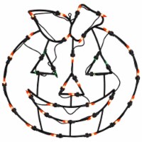 Northlight 14 Lighted Jack-O-Lantern Halloween Double Sided Window Silhouette Decoration