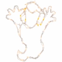 Northlight 15 Lighted Ghost Halloween Double Sided Window Silhouette Decoration