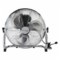 Northlight 32607212 14 in. Silver Three Speed Adjustable Tilt Portable Floor Fan