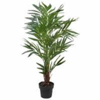 NorthLight 34743509 42 in. LED Lighted Potted Artificial Ravenea Palm Plant