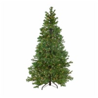 Northlight 6.5' Pre-Lit Medium Pine Artificial Christmas Tree - Clear AlwaysLit Lights