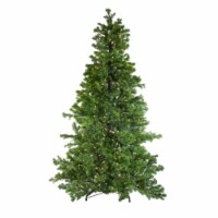 Northlight 7.5' Pre-Lit Medium Layered Pine Instant Power Artificial Christmas Tree - Dual