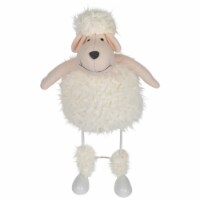 Northlight 16 White Shaking Sheep with Pink Bandanna Easter Spring Tabletop Decor